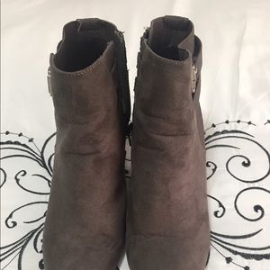 Faux Suede Booties